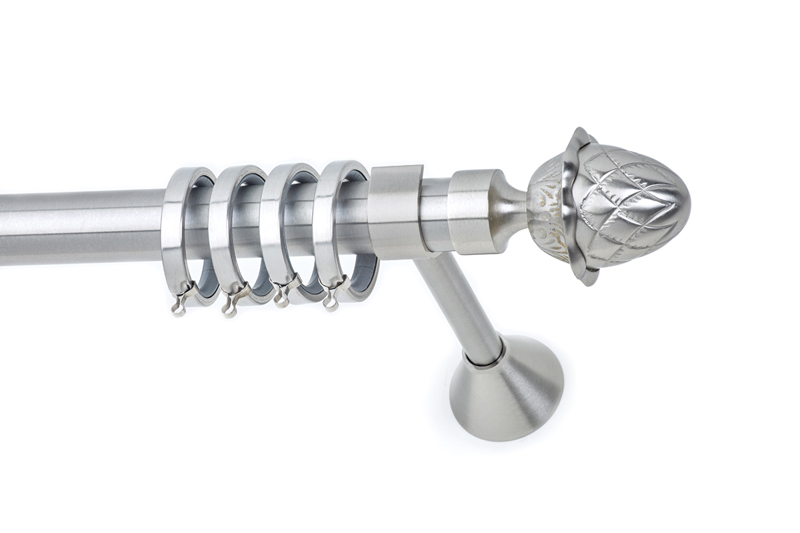 Anartisi - ΣΗΜΑΝΤΙΚΟ: Σε περίπτωση διαφοράς τιμής από το κατάστημα ισχύει παντα και μόνο η τιμή του καταστήματος Anartisi Κουρτινόξυλο Φ30 Luxor Νίκελ Σατινέ